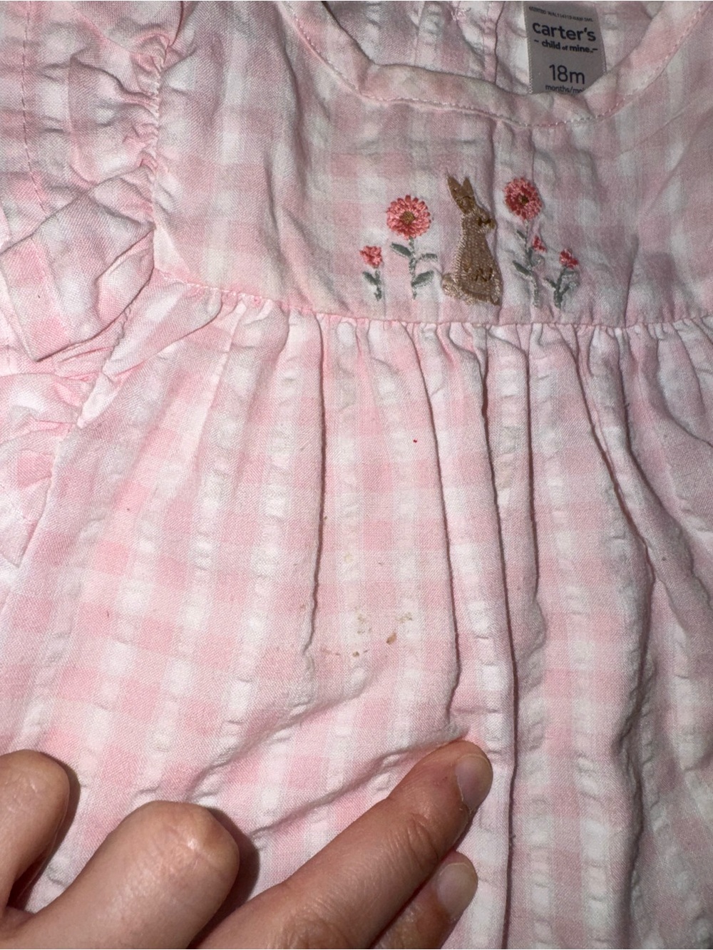 Pink Gingham Ruffle Baby Two-Piece Set - Picture 4 of 4